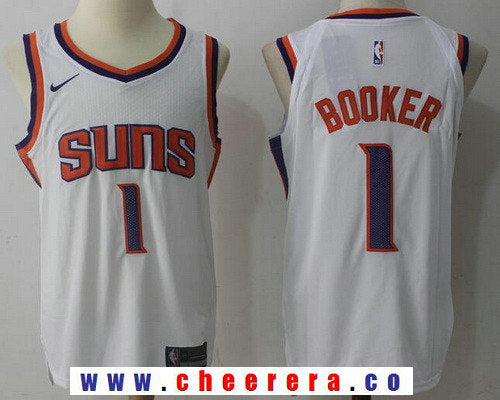Devin Booker New Phoenix Suns white jersey