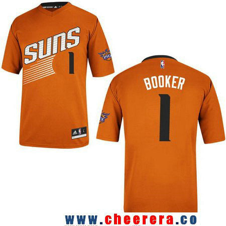 Devin Booker Phoenix Suns orange jersey