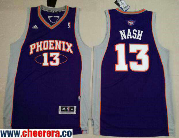 Steve Nash Phoenix Suns purple jersey
