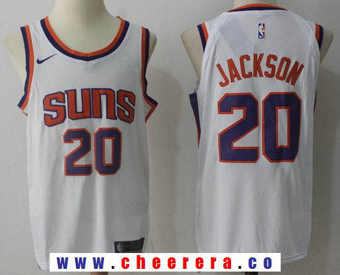 Josh Jackson New Phoenix Suns white jersey