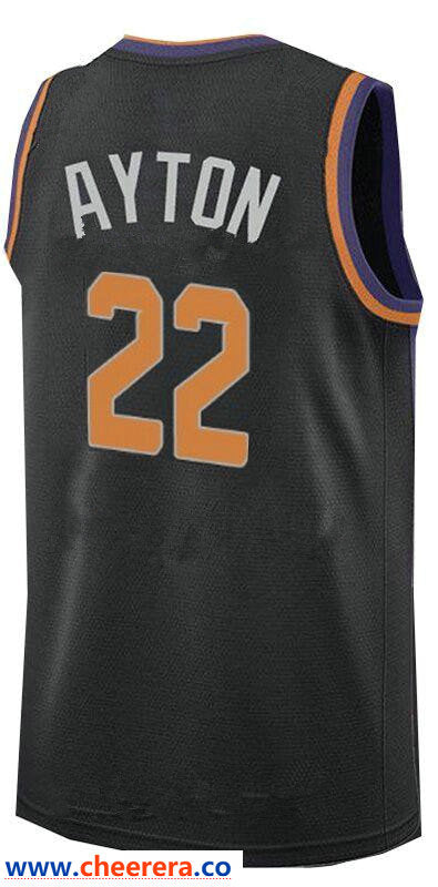 Deandre Ayton Phoenix Suns black jersey