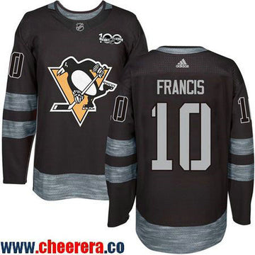 Ron Francis Pittsburgh Penguins black jersey