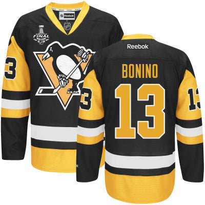 Nick Bonino Pittsburgh Penguins black Third jersey