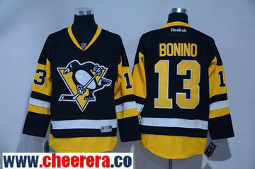 Nick Bonino Pittsburgh Penguins black jersey