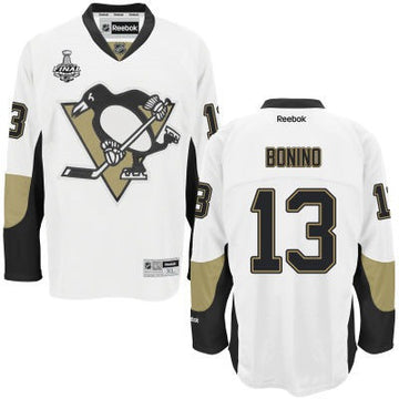 Nick Bonino Pittsburgh Penguins white Road jersey
