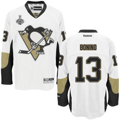 Nick Bonino Pittsburgh Penguins white Road jersey