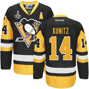 Chris Kunitz Pittsburgh Penguins black Third jersey