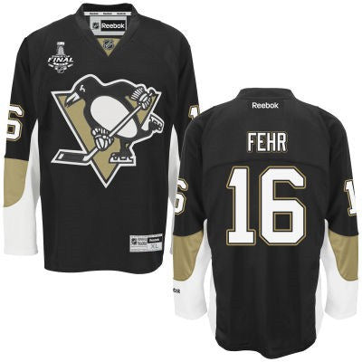 Eric Fehr Pittsburgh Penguins black jersey