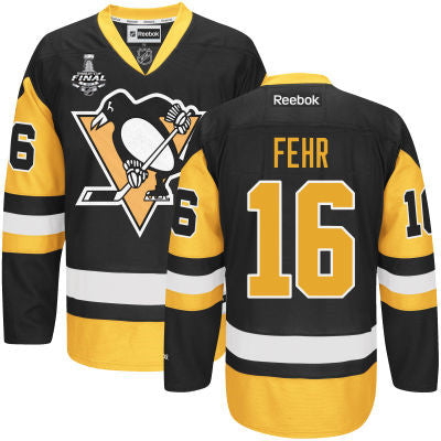 Eric Fehr Pittsburgh Penguins black Third jersey