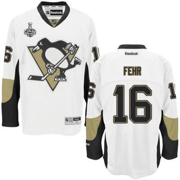 Eric Fehr Pittsburgh Penguins white Road jersey