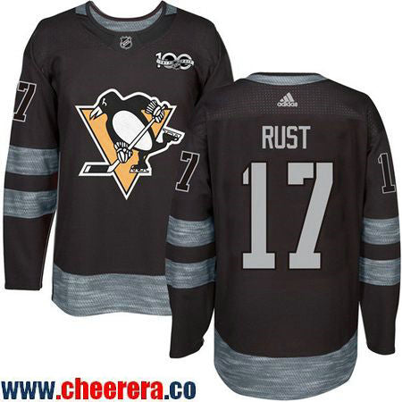 Bryan Rust Pittsburgh Penguins black jersey
