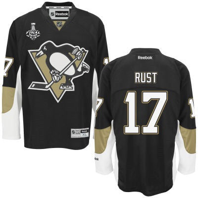 Bryan Rust Pittsburgh Penguins black jersey