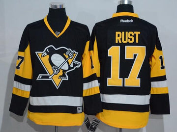 Bryan Rust Pittsburgh Penguins black Third jersey