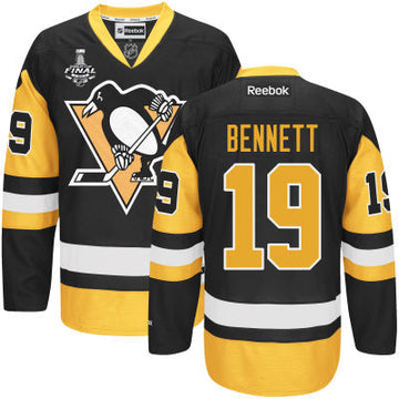 Beau Bennett Pittsburgh Penguins black Third jersey