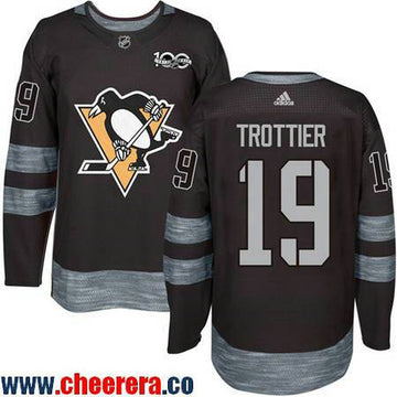 Bryan Trottier Pittsburgh Penguins black jersey