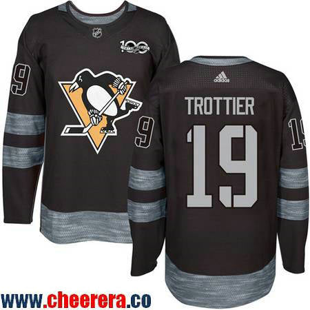 Bryan Trottier Pittsburgh Penguins black jersey