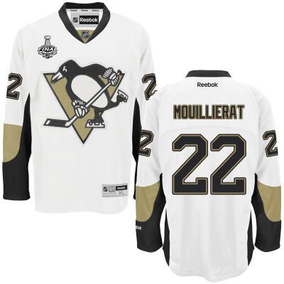 Kael Mouillierat Pittsburgh Penguins white Road jersey