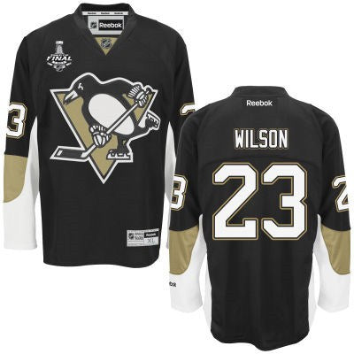 Scott Wilson Pittsburgh Penguins black jersey