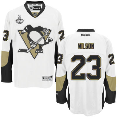 Scott Wilson Pittsburgh Penguins white Road jersey