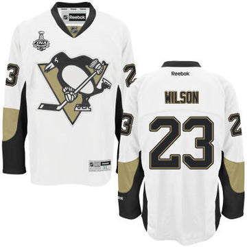 Scott Wilson Pittsburgh Penguins white Road jersey