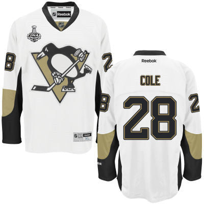 Ian Cole Pittsburgh Penguins white Road jersey