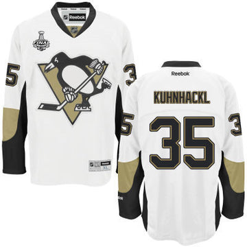 Tristan Jarry Pittsburgh Penguins white Road jersey