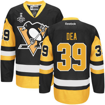 Jean-Sebastien Dea Pittsburgh Penguins black Third jersey