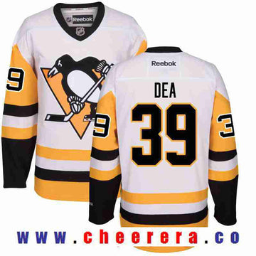 Jean-Sebastien Dea Pittsburgh Penguins white Third jersey