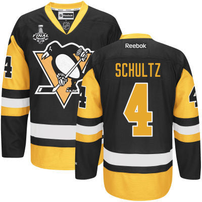 Justin Schultz Pittsburgh Penguins black Third jersey