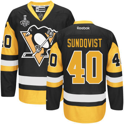 Jean-Sebastien Dea Pittsburgh Penguins black Third jersey