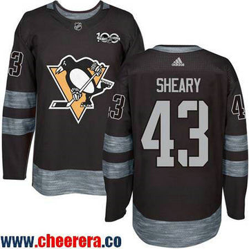 Conor Sheary Pittsburgh Penguins black jersey