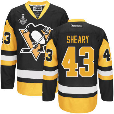Conor Sheary Pittsburgh Penguins black Third jersey