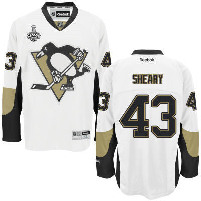 Conor Sheary Pittsburgh Penguins white Road jersey