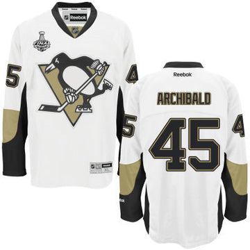 Josh Archibald Pittsburgh Penguins white Road jersey