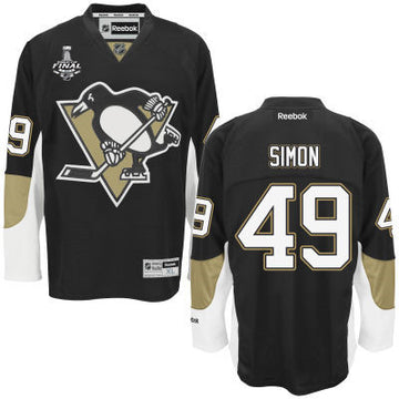 Dominik Simon Pittsburgh Penguins black jersey