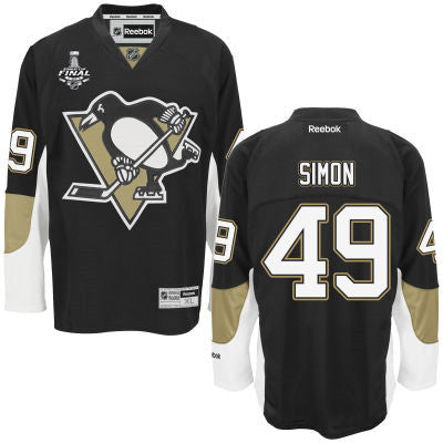 Dominik Simon Pittsburgh Penguins black jersey
