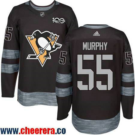 Larry Murphy Pittsburgh Penguins black jersey