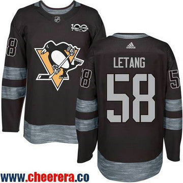 Kris Letang Pittsburgh Penguins black jersey