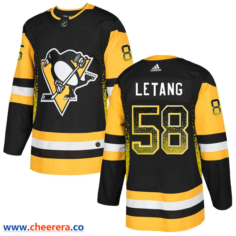 Kris Letang Pittsburgh Penguins black Fashion jersey