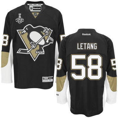 Kris Letang Pittsburgh Penguins black jersey