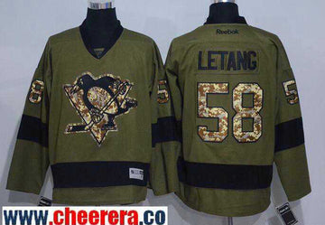 Kris Letang Pittsburgh Penguins black Third jersey