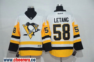 Kris Letang Pittsburgh Penguins white Home jersey