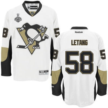 Kris Letang Pittsburgh Penguins white Road jersey