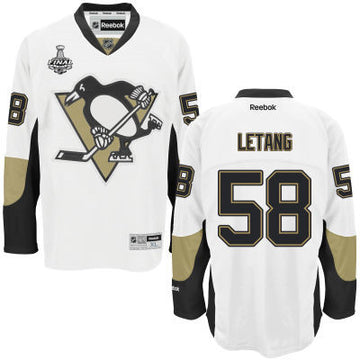 Kris Letang Pittsburgh Penguins white Road jersey