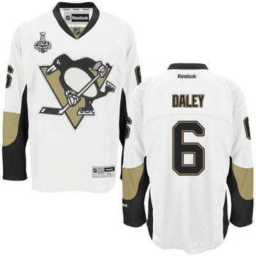 Trevor Daley Pittsburgh Penguins white Road jersey