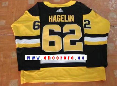 Carl Hagelin Pittsburgh Penguins black Home jersey