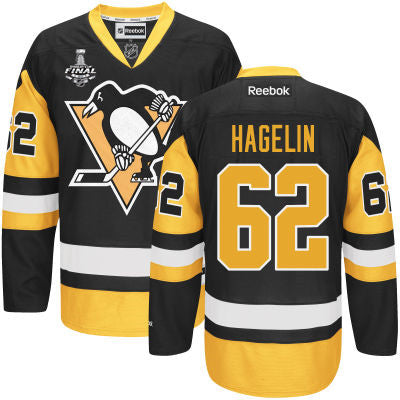 Carl Hagelin Pittsburgh Penguins black Third jersey