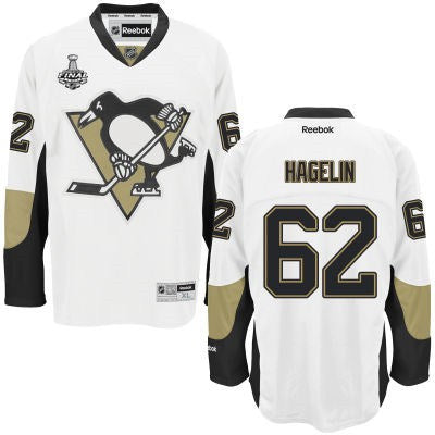 Carl Hagelin Pittsburgh Penguins white Road jersey