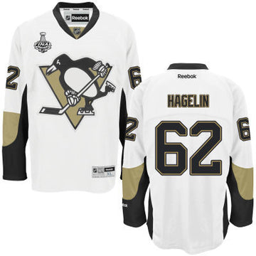 Carl Hagelin Pittsburgh Penguins white Road jersey