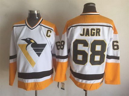 Mario Lemieux Pittsburgh Penguins white Throwback jersey